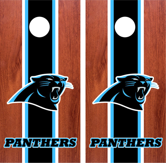 Carolina Panthers Cornhole Wraps