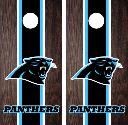 Carolina Panthers Cornhole Wraps