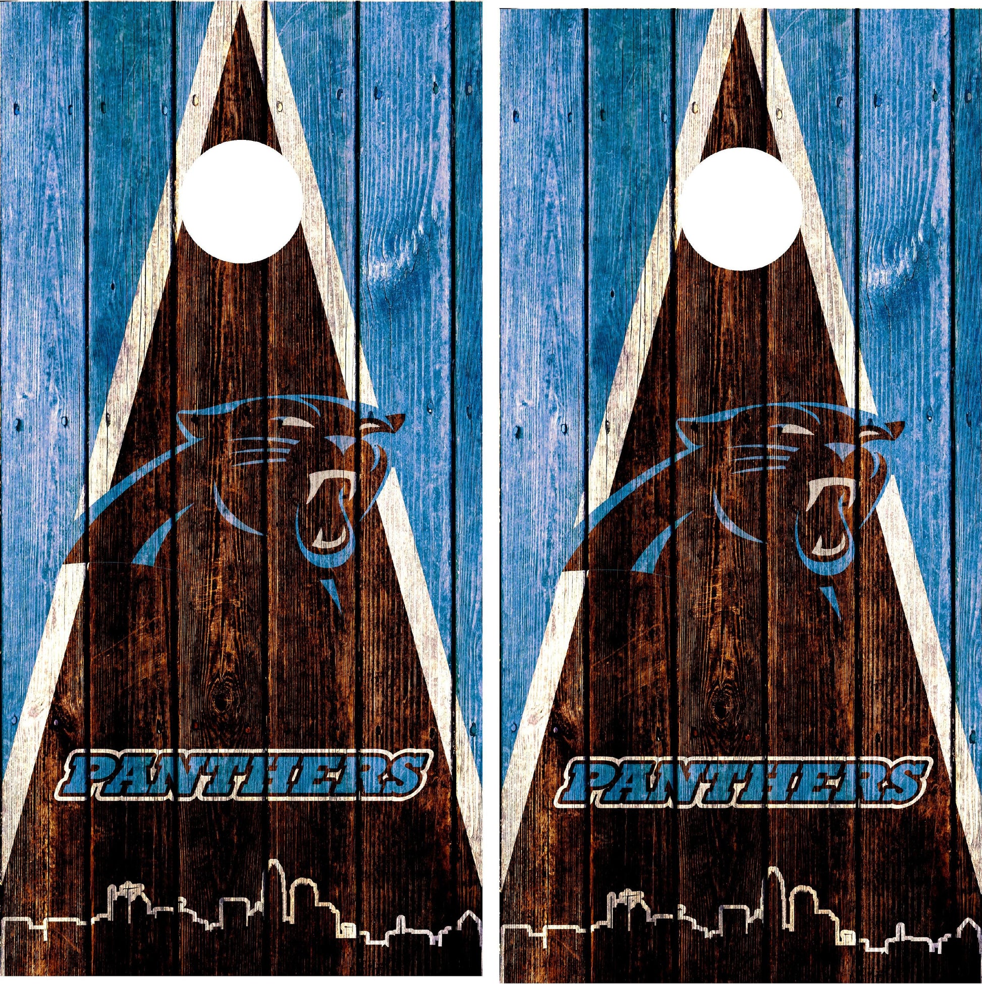 Carolina Panthers Cornhole Wraps!