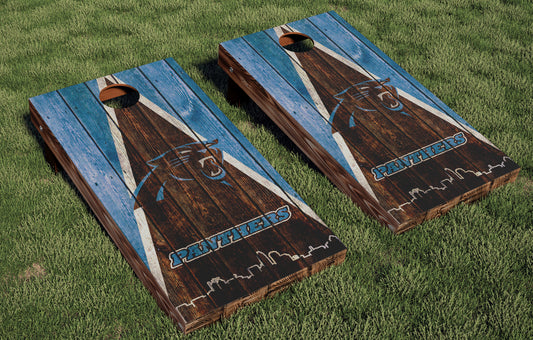 Carolina Panthers Regulation Cornhole Boards