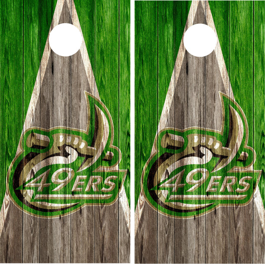 Charlotte 49ers Cornhole wraps