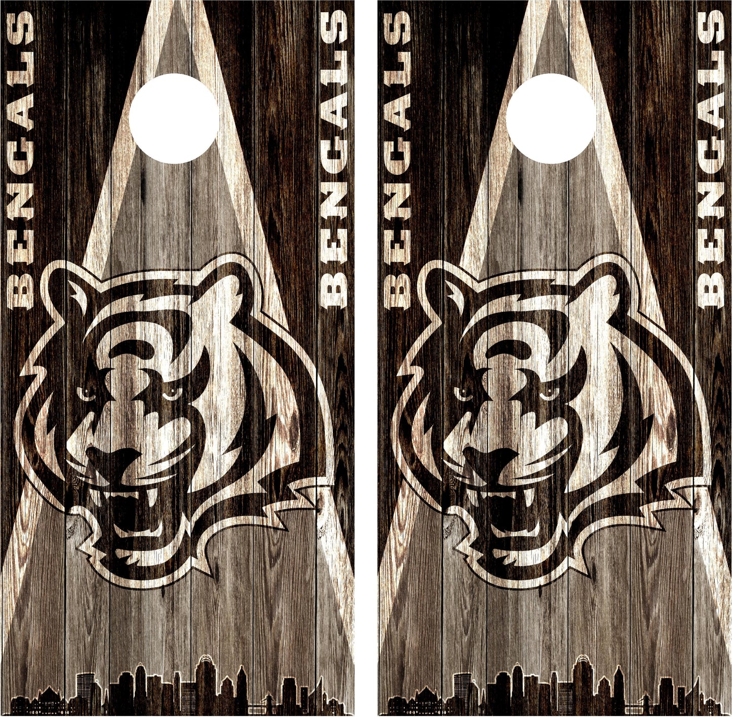 Cincinnati Bengals Cornhole Wraps