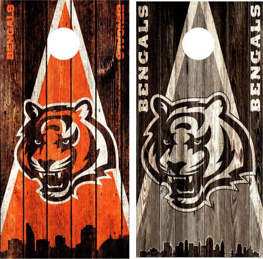 Cincinnati Bengals Cornhole Wraps
