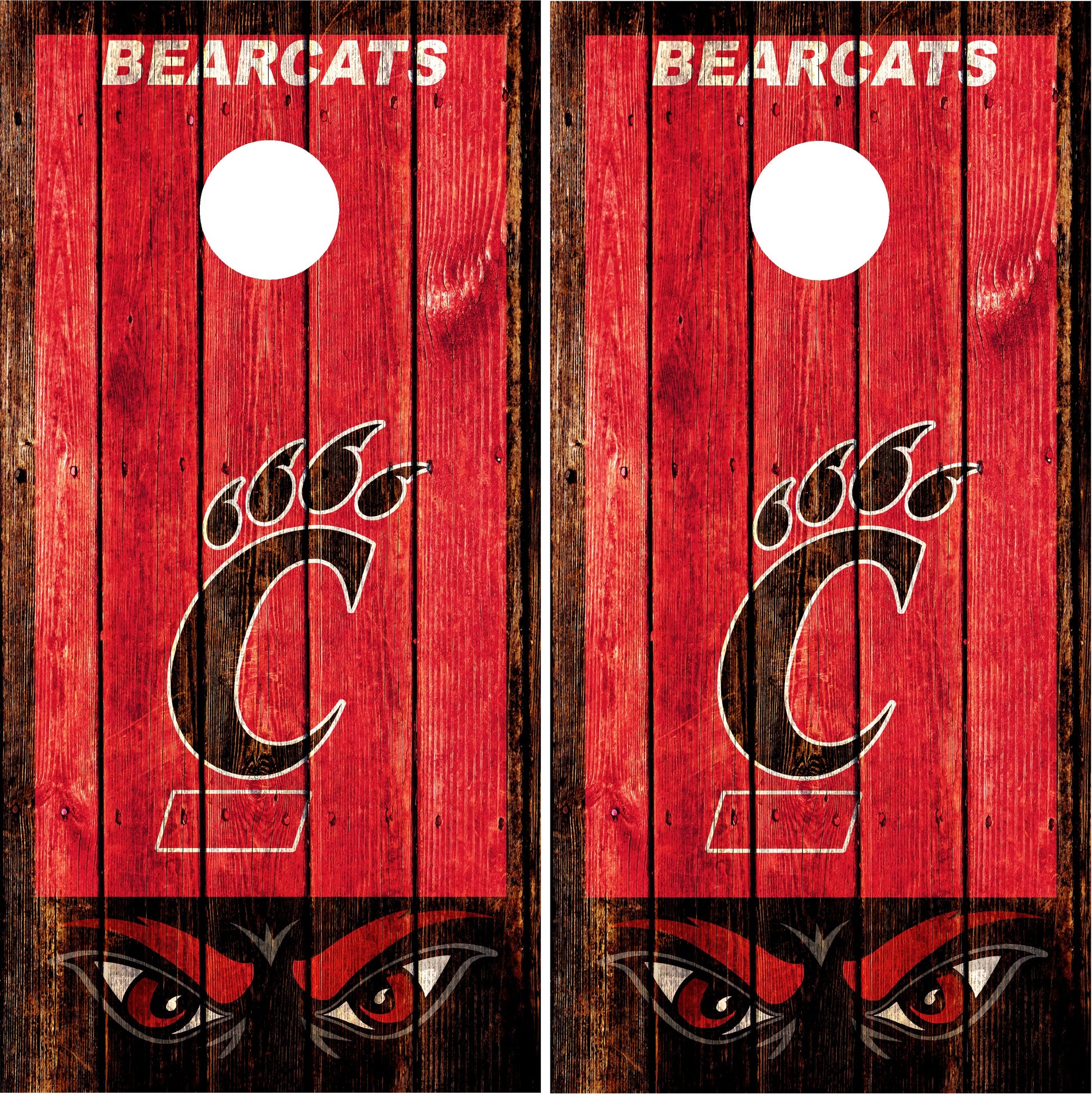 Cincinnati Bearcats Cornhole wraps