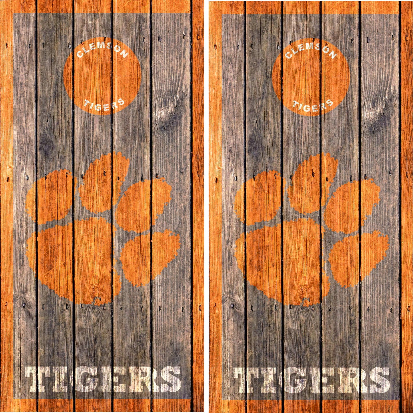 Clemson Tigers Cornhole wraps