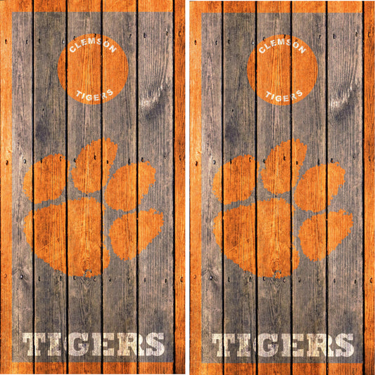 Clemson Tigers Cornhole wraps