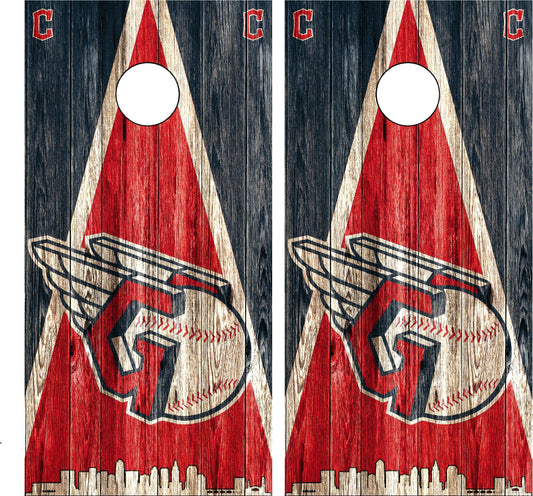 Cleveland Guardians Cornhole Wraps