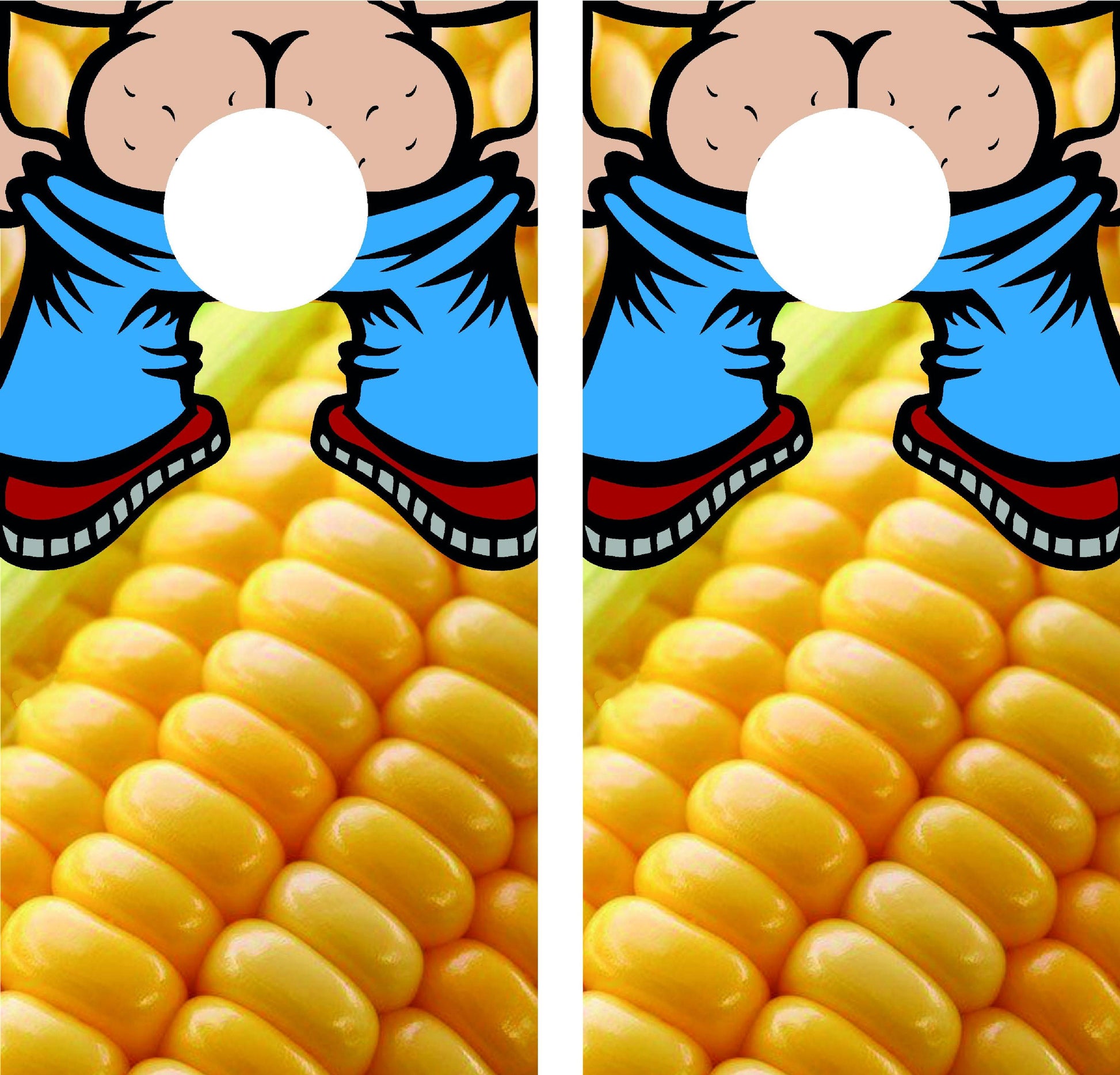 Corn on the Cob Cornhole Wraps