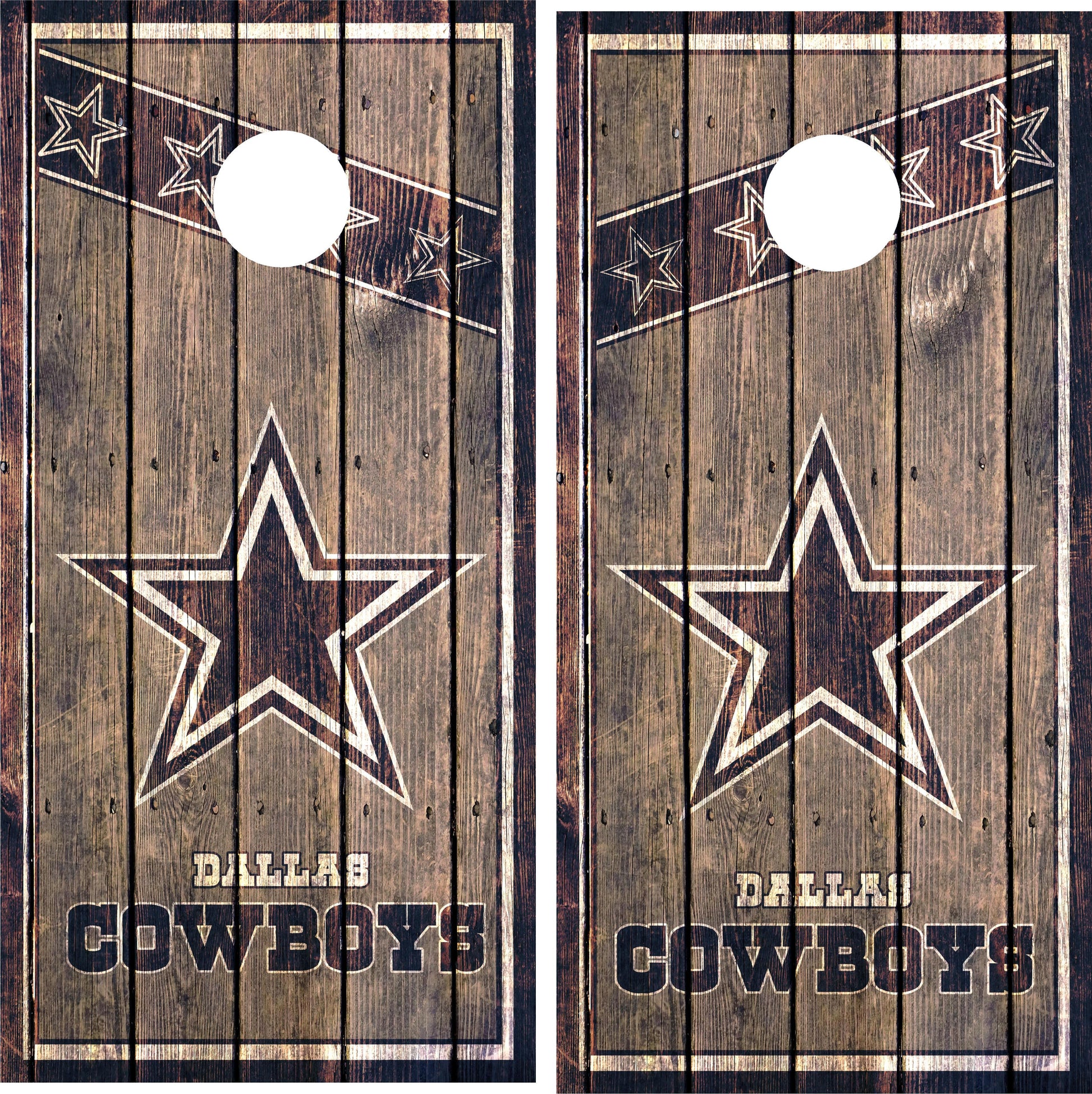 Dallas Cowboys Cornhole Wraps