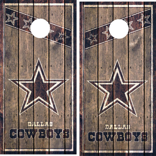 Dallas Cowboys Cornhole Wraps