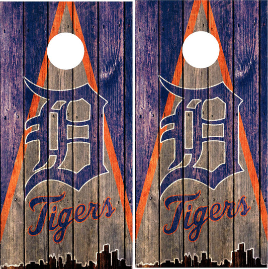 Detroit Tigers Cornhole Wraps