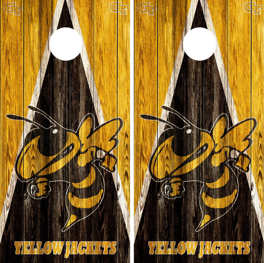 Georgia Tech Yellow Jackets Cornhole wraps