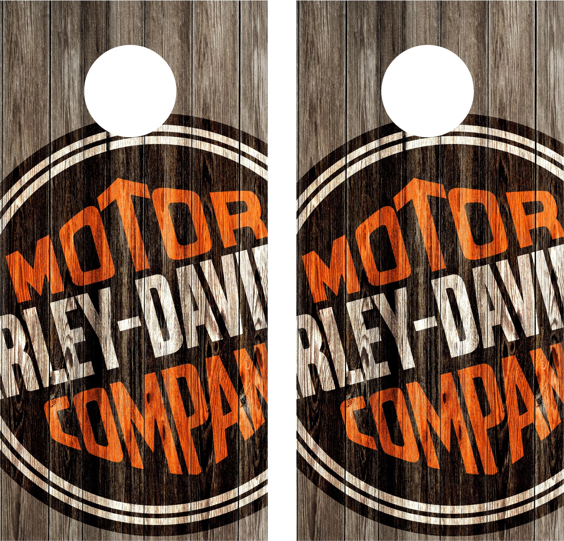 Harley Davidson Cornhole Wraps