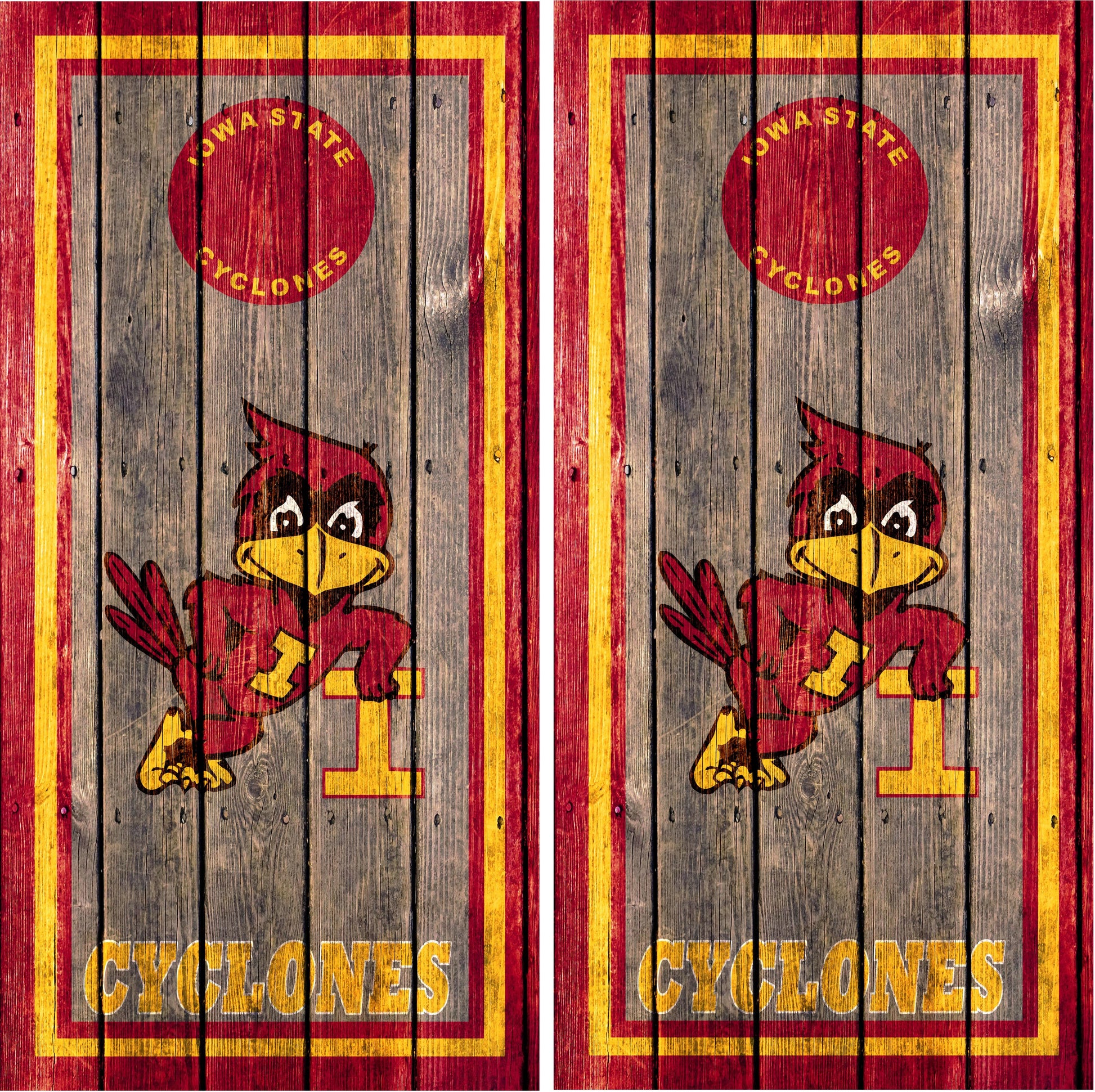 Iowa State Cyclones Cornhole wraps
