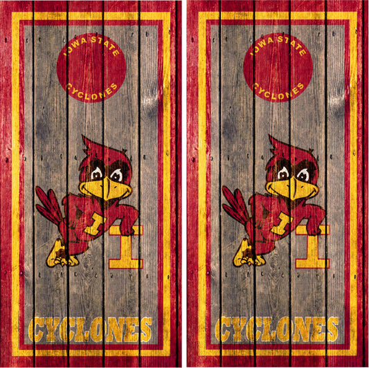 Iowa State Cyclones Cornhole wraps