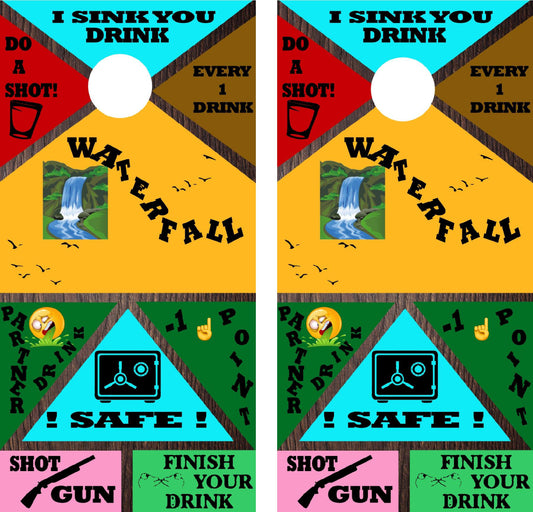 Drinking, I sink you drink Cornhole Wraps