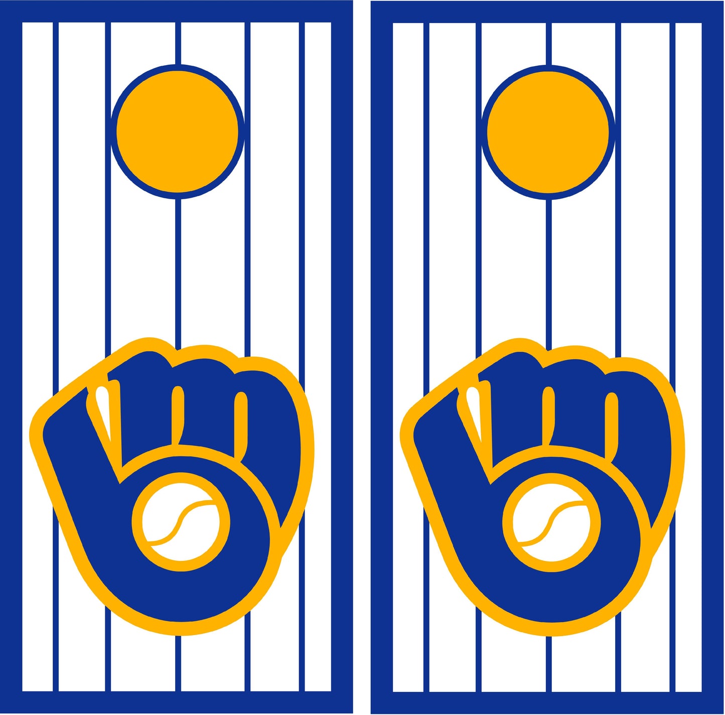 Milwaukee Brewers Cornhole Wraps!