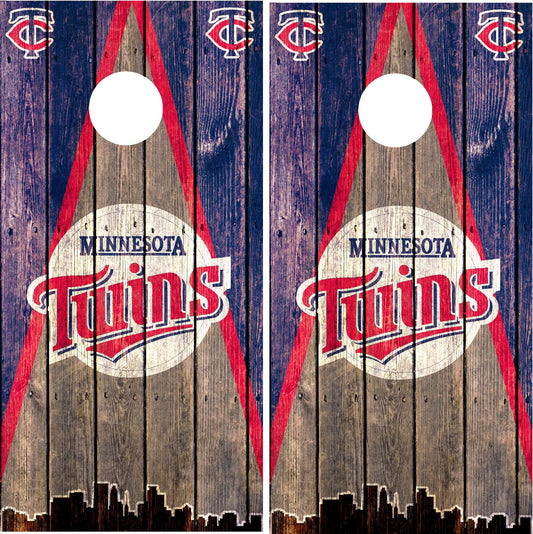 Minnesota Twins Cornhole Wraps
