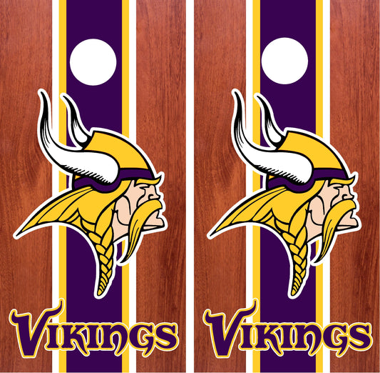 Minnesota Vikings Cornhole Wraps