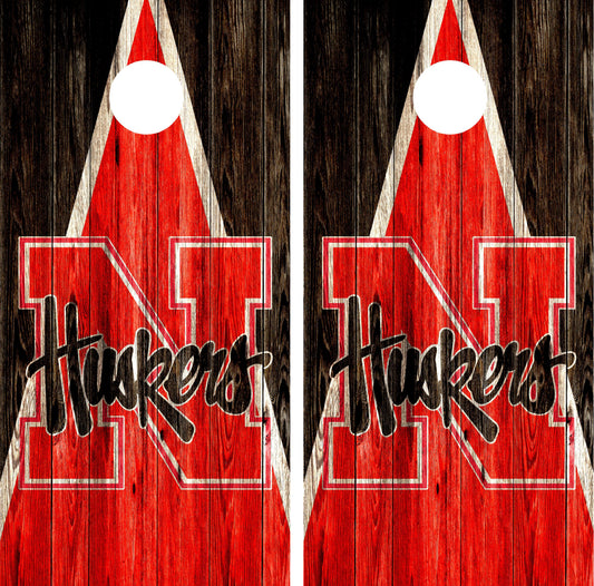 Nebraska Cornhuskers Cornhole wraps