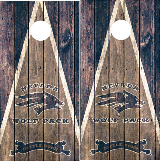 Nevada Wolf Pack Cornhole wraps