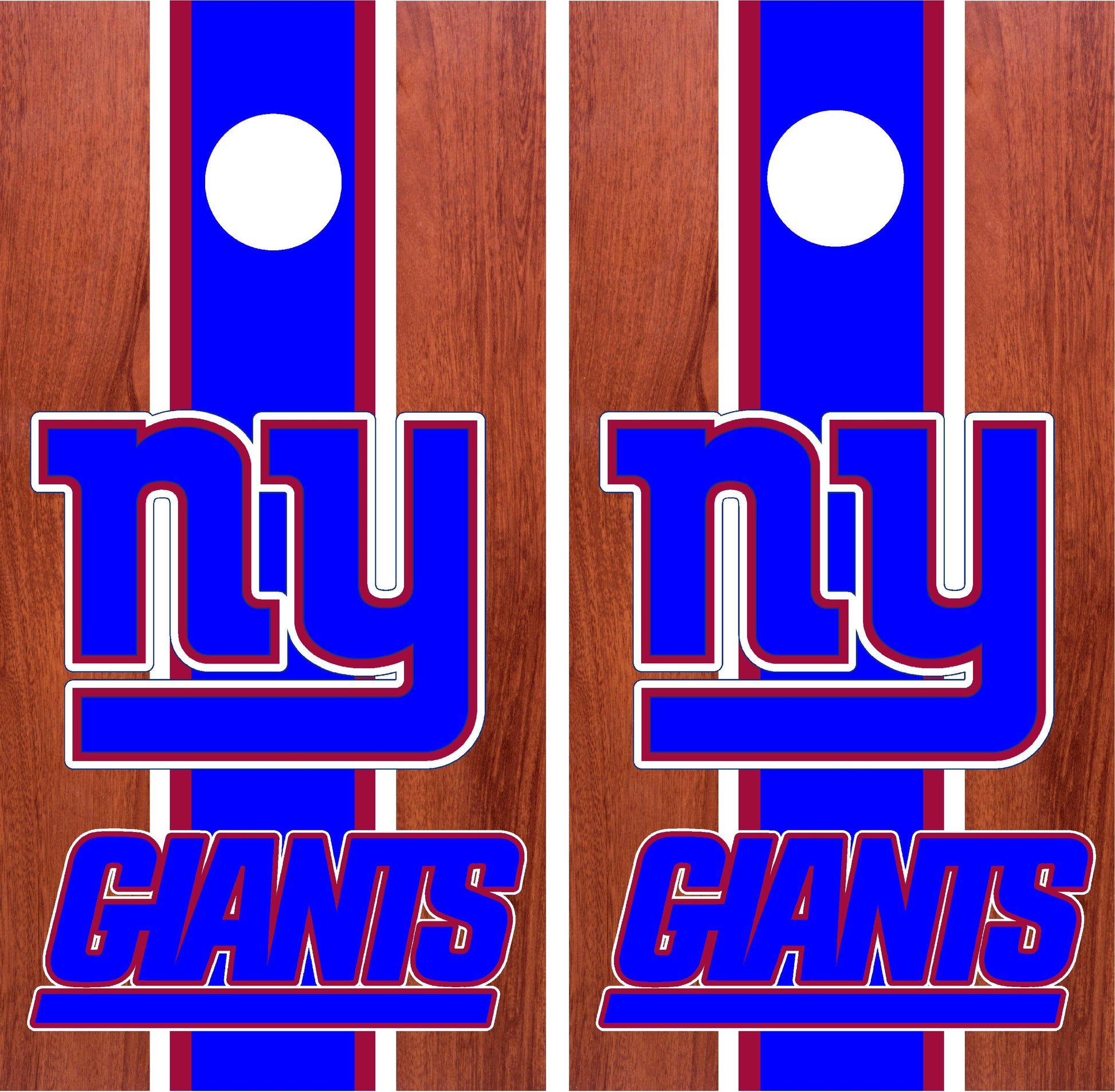 New York Giants Cornhole Wraps