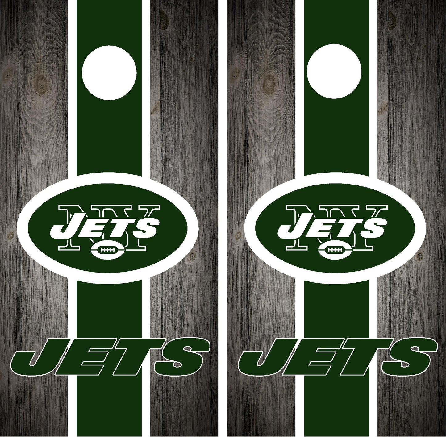 New York Jets Cornhole Wraps