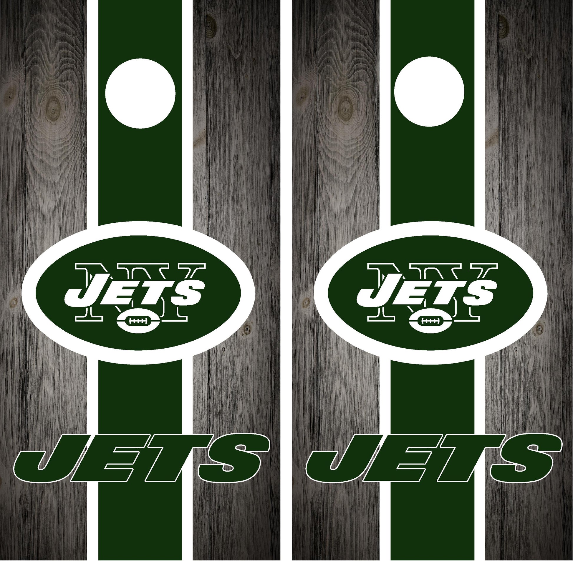 New York Jets Cornhole Wraps
