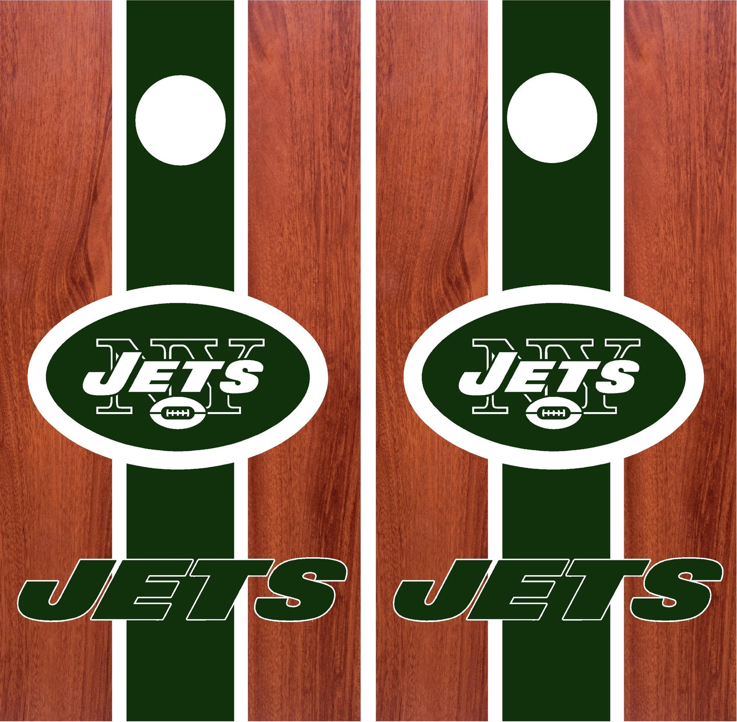 New York Jets Cornhole Wraps! Option 4