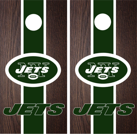 New York Jets Cornhole Wraps