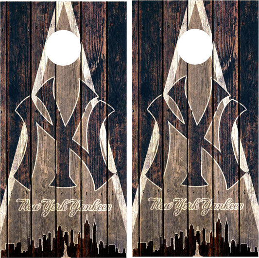 New York Yankees Cornhole Wraps