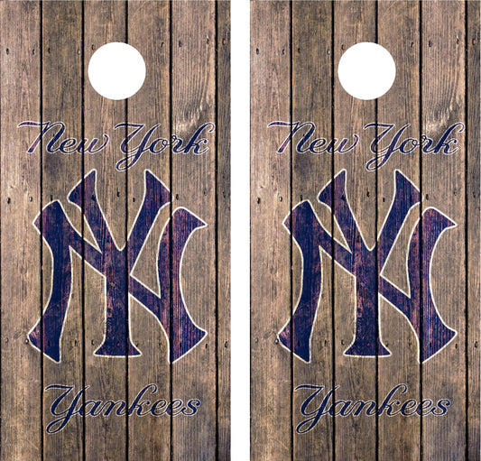 New York Yankees Cornhole Wraps