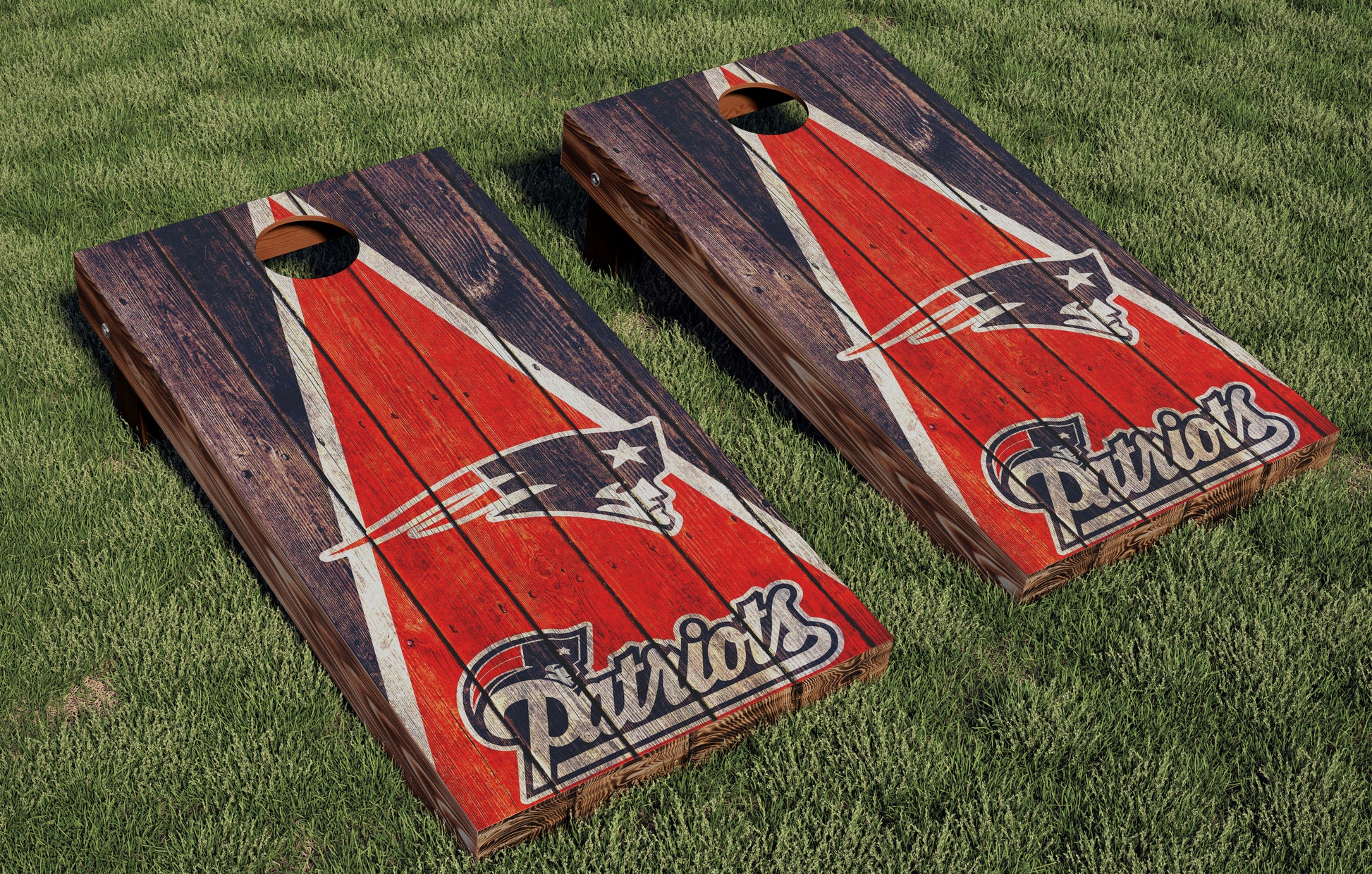 New England Patriots Regulation Cornhole Boards