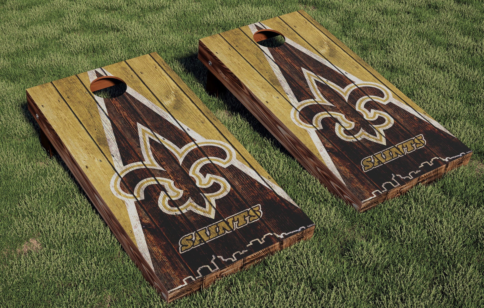 New Orleans Saints Regulation Cornhole Boards