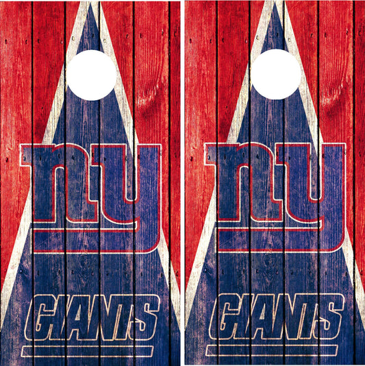New York Giants Cornhole Wraps