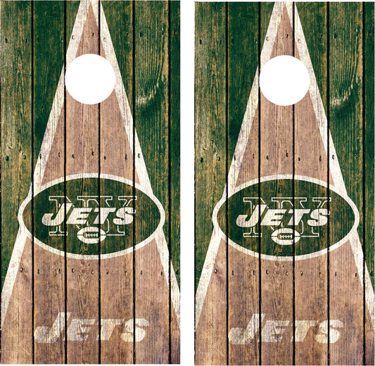 New York Jets Cornhole Wraps