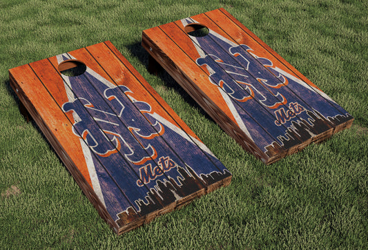 New York Mets Regulation Cornhole Boards