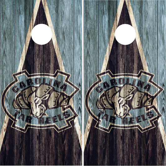 North Carolina Tar Heels Cornhole wraps