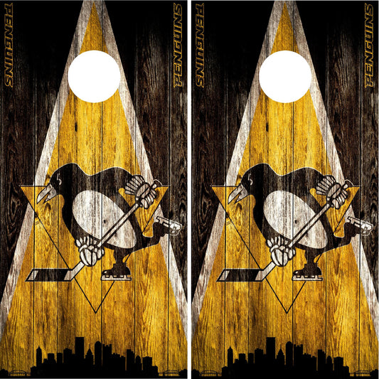 Pittsburgh Penguins Cornhole Wraps