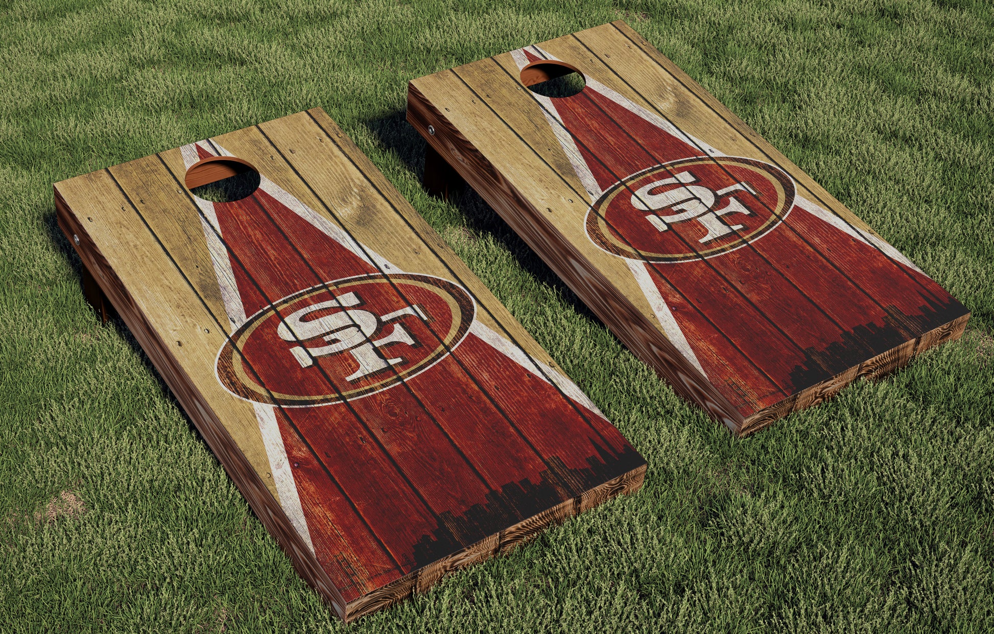 San Francisco 49ers Regulation Cornhole Boards