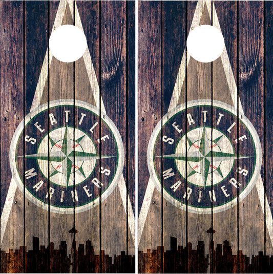 Seattle Mariners Cornhole Wraps!