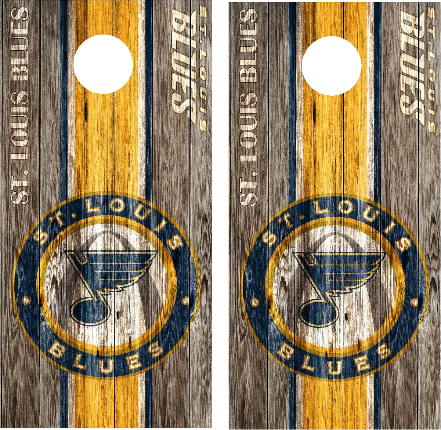 St. Louis Blues Cornhole Wraps