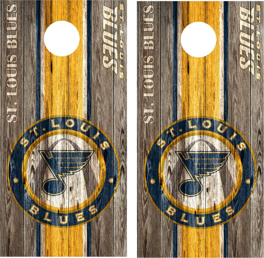 St. Louis Blues Cornhole Wraps