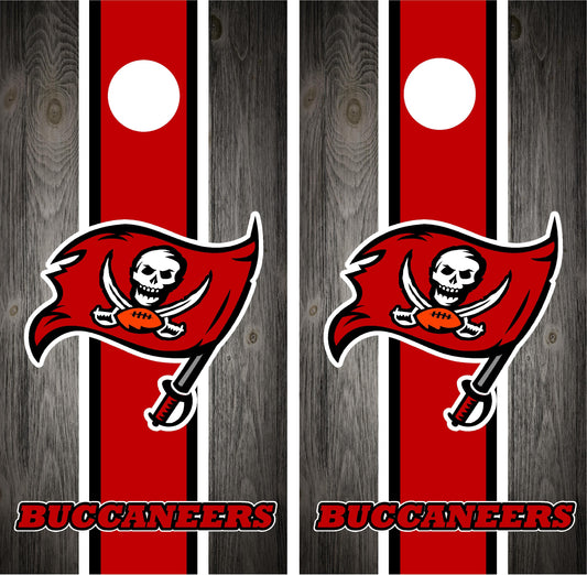Tampa Bay Buccaneers Cornhole Wraps
