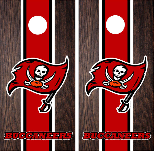Tampa Bay Buccaneers Cornhole Wraps
