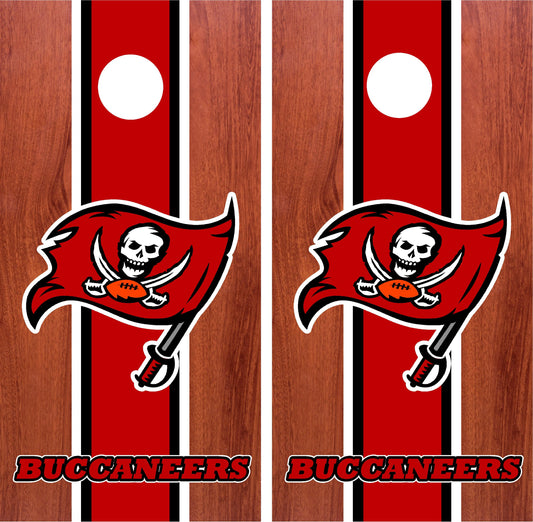 Tampa Bay Buccaneers Cornhole Wraps