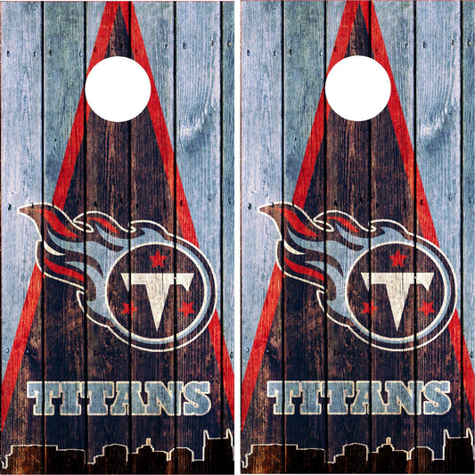 Tennessee Titans Cornhole Wraps