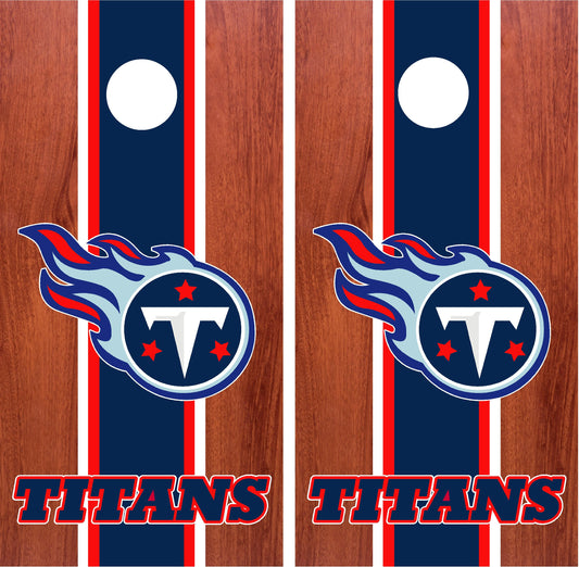 Tennessee Titans Cornhole Wraps