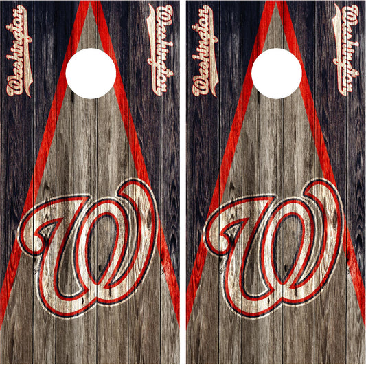 Washington Nationals Cornhole Wraps