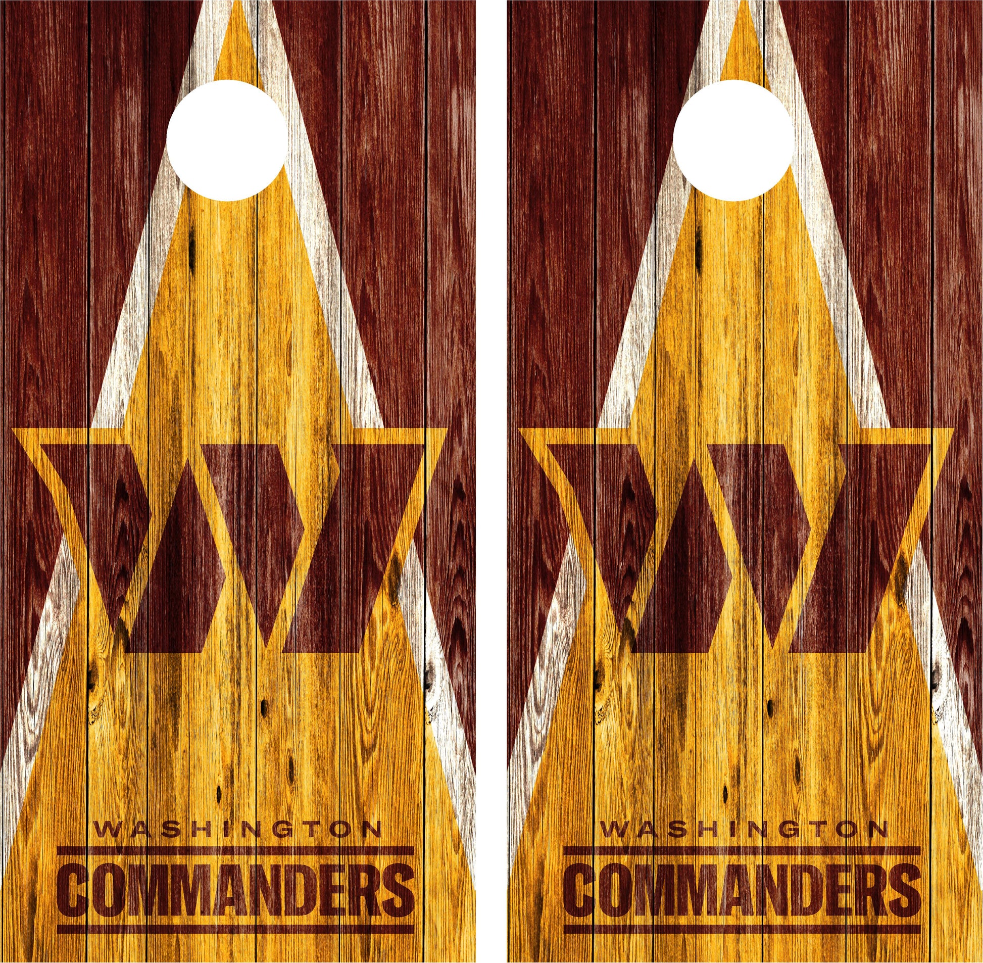 Washington Commanders Cornhole Wraps